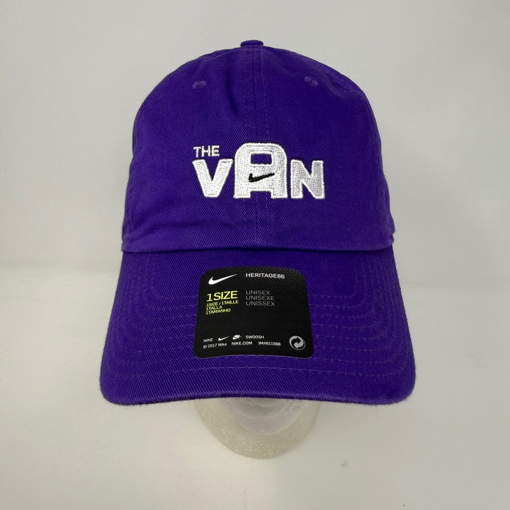Nike Heritage86‎ The Van Purple Unisex 1 Size Adjustable Baseball Cap NWT